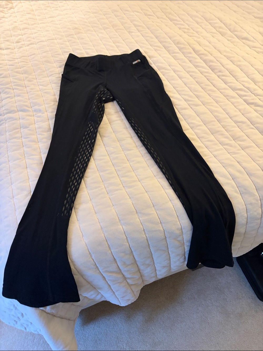 Kerrits Black Bootleg Riding Leggings with Silicon Panels